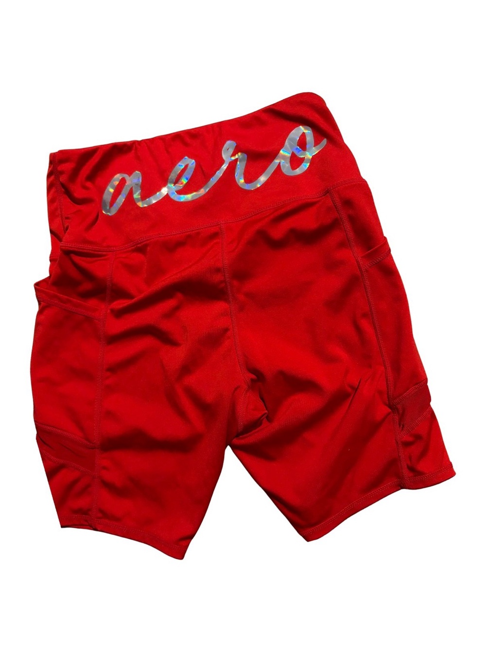 Aeropostale Bright Red Spandex Shorts
